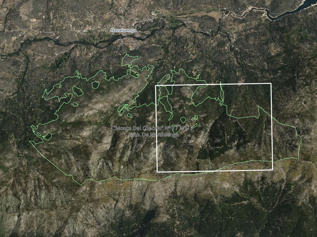 monte y localización de la zona